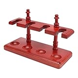 Matériau - Fabriqué en palissandre, chaque poste vacant est mesuré avec précision, support de pipe à fumer classique en bois. Il est durable et pratique, très beau et placé dans le bureau, et rend votre pièce unique et extravagante.