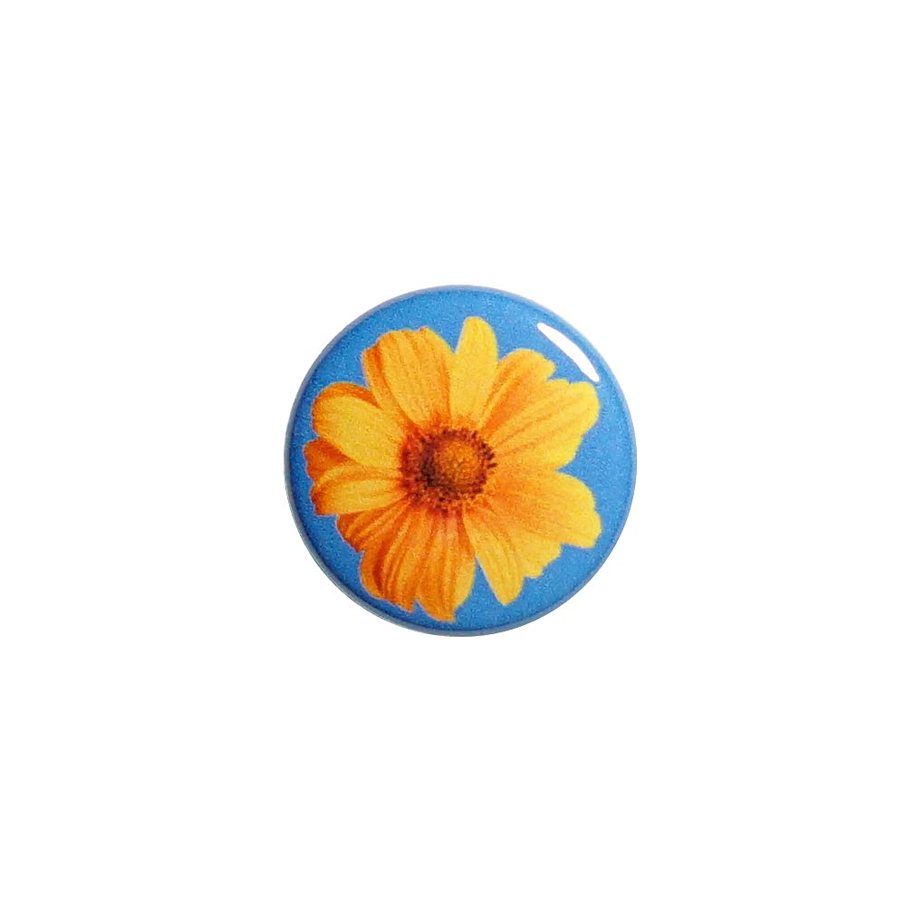 Sunflower Button Pin Flower Cute Cool Summer Jacket Backpack Pinback 1 Inch 52-9