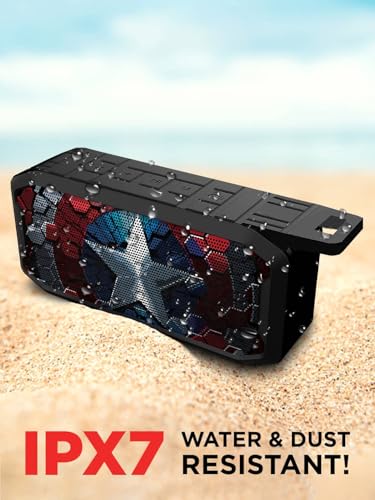 Image of Macmerise Bluetooth Speaker Hex Shield Melody Bluetooth Speaker, Multicolor