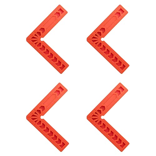 Regla de acero triangular para medir ángulos 4 piezas miniatura 5
