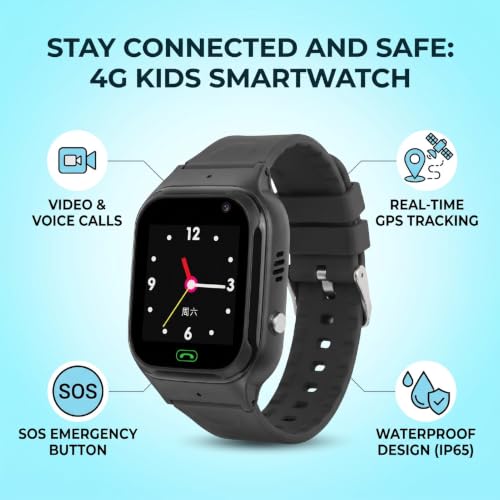 Reloj inteligente para niños 4G con videollamada para estar unidos en el colegio 4