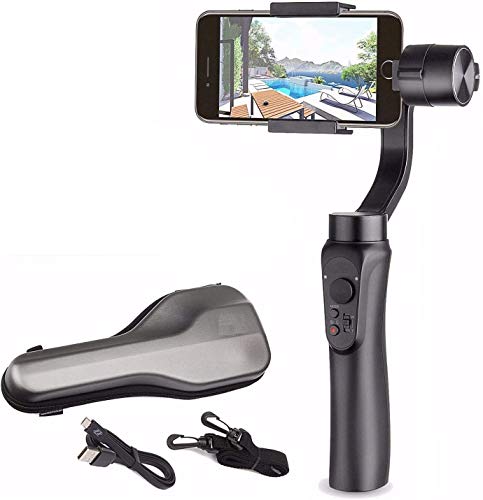 3-Axis Gimbal Stabilizer for iPhone X XR XS Pixel Smartphone Vlog, iPhone-Android Video