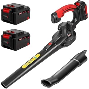 MZK 20V Cordless Leaf Blower, Lightweight Electric Blower