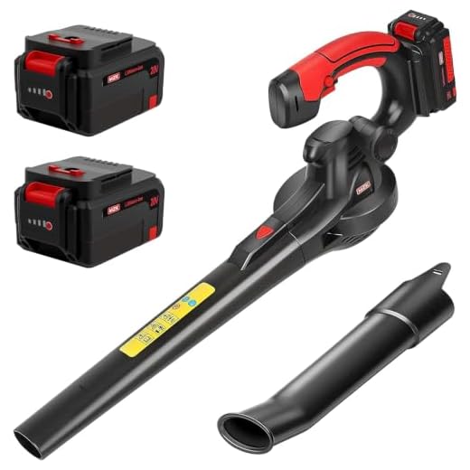MZK 20V Cordless Leaf Blower, Lightweight Electric Blower