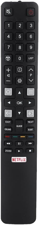 Wielofunkcyjny Pilot do Telewizora TCL z precyzyjną transmisją Sygnału i odległością Sterowania >8m