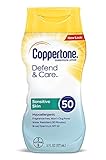 Coppertone Defend & Care Sensitive Skin Sunscreen Lotion Broad Spectrum SPF 50 (6-Fluid Ounce)