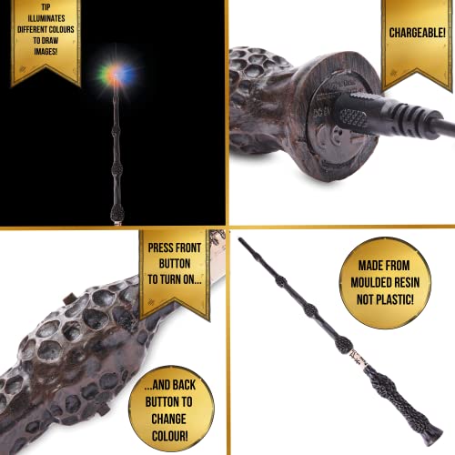WOW-STUFF-The-Elder-Deluxe-Harry-Potter-oplaadbare-lichtschilderstaf-met-veelkleurige-LED-tip-356-cm