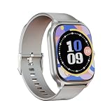 SLuB スマートウォッチ 【2026年進化モデル＆通話機能】Bluetooth5.3 腕時計 2.1インチ大画面 活動量計 歩数計 音楽制御 遠隔撮影 IP68防水 SMS/X/Line通知 磁気吸着充電 スポーツウォッチ レディース メンズ 多種類文字盤 アラーム GPS連携 プレゼント (グレー)