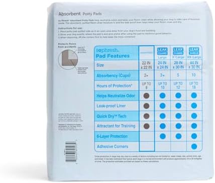 So Phresh Essentials Potty Pads Count of 150