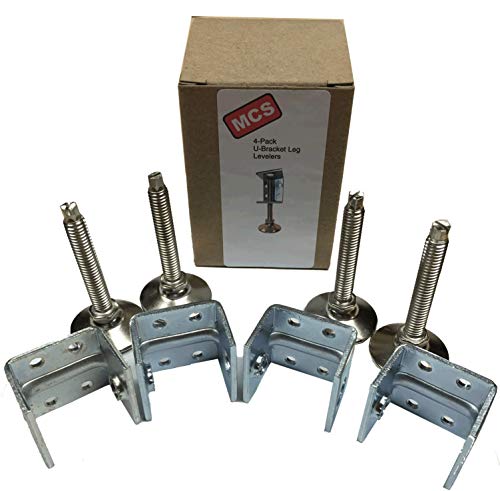 Adjustable Leveler with U-bracket (Set of 4)