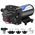 12V DC RV Water Pump Water Pressure Booster Pump for Home 5.0GPM 70PSI Marine Boats Washdown Pump Self-Priming Diaphragm Pump for Yacht Garden Camp Bathroom Kitchen