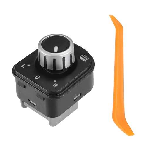 ACROPIX Car Power Rear View Mirror Remote Control Switch Fit for Volkswagen Jetta MK5 2006-2011 with Removal Tool No.5ND959565B - Pack of 2