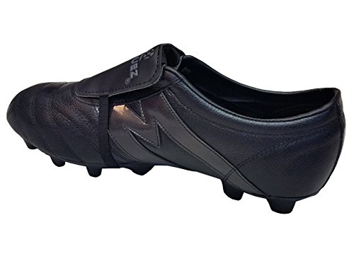 Manriquez Soccer Cleats MID SX Total Black Genuine Leather3