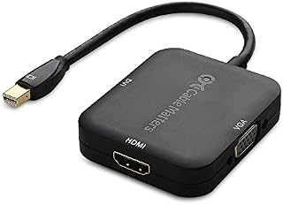 Cable Matters Mini DisplayPort to HDMI Adapter with VGA and DVI 3-in-1 Adapter