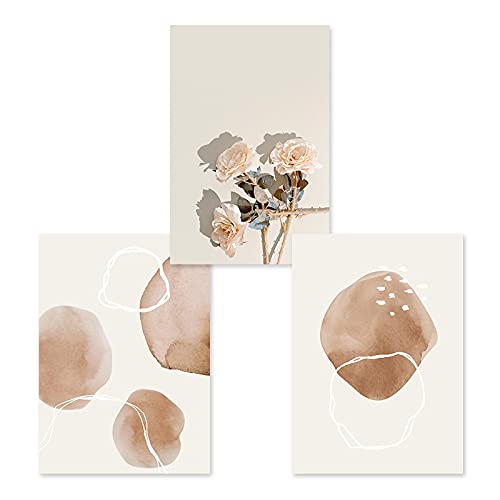 Affiches imprimées sur toile d'art abstrait géométrique haut de gamme pour intérieur chic