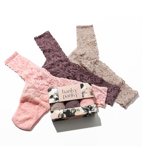 Image of hanky panky ORG THG 3PK PRNT BOX