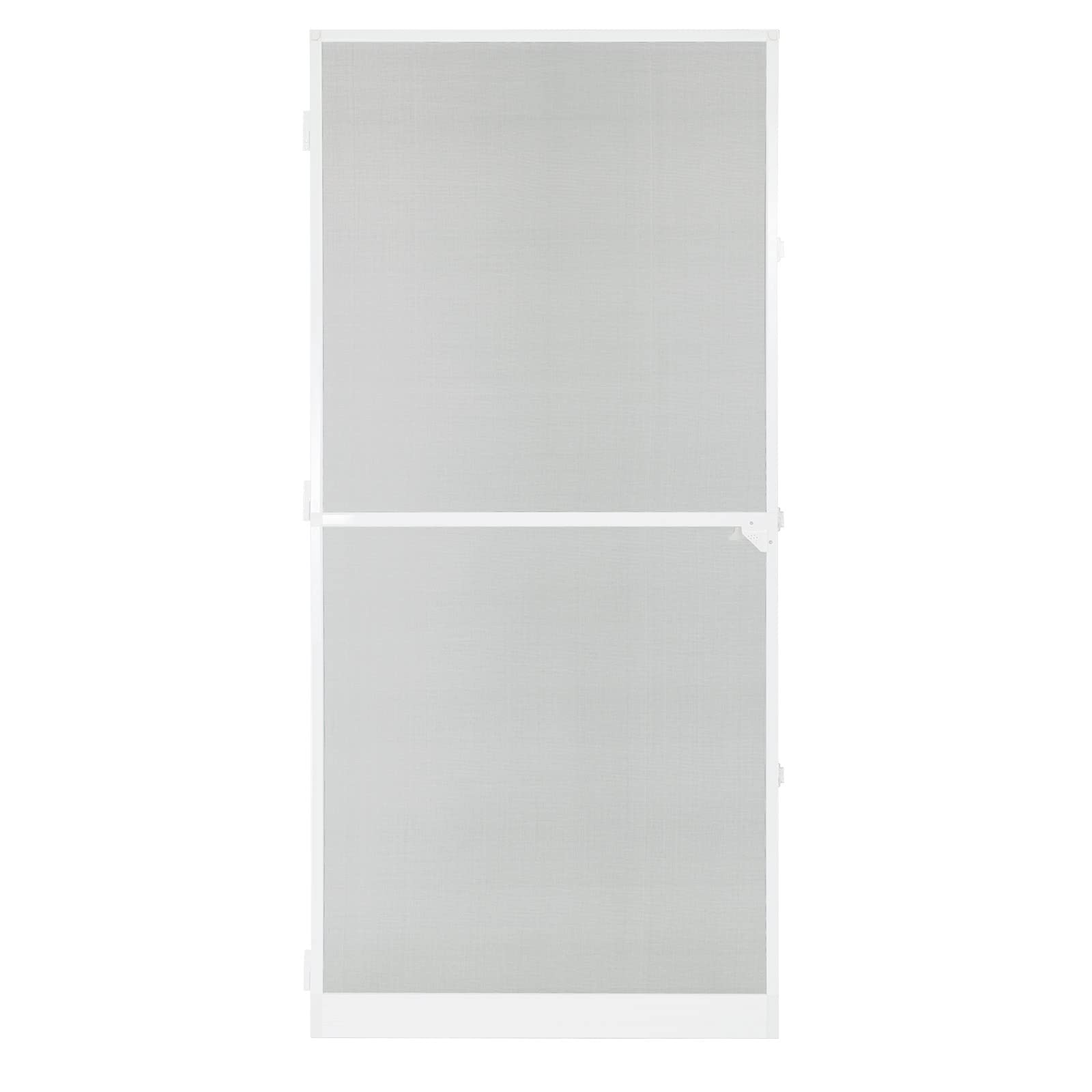 Alu Fliegengittertür – Tür Balkontür weiß 95x210 cm, inkl. Montagematerial