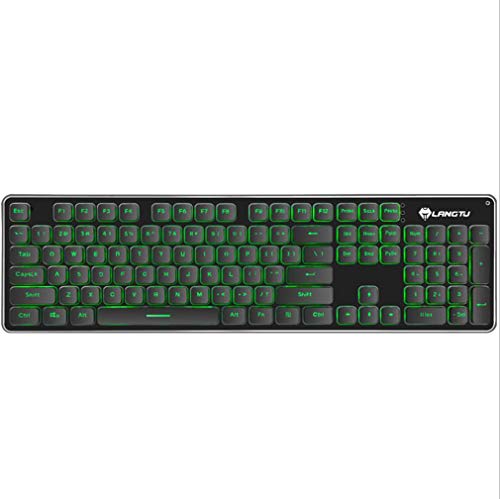 Preisvergleich Produktbild Gaming Tastatur hintergrundbeleuchtet Tastatur Tastatur Maus Combo Set wasserdicht Rainbow Hintergrundbeleuchtung Gaming Working Keyboard USB verdrahtete Tastatur (Farbe : EIN)