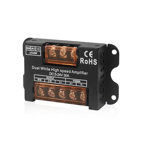 Contrôleur de température double couleur LED 30A avec amplificateur haute puissance