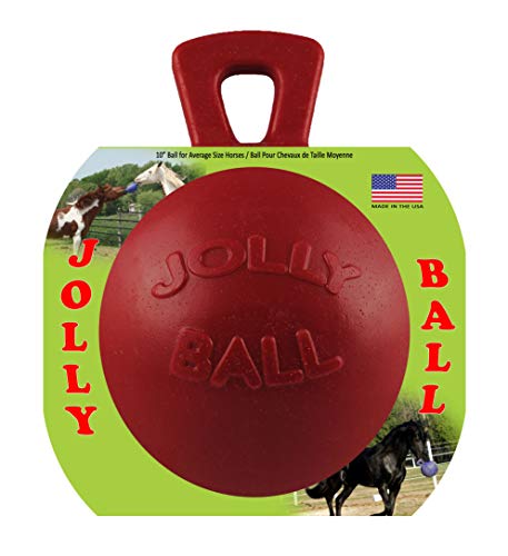 Horsemen's Pride 10" Jolly Ball Horse Toy, Red - Thumbnail 2