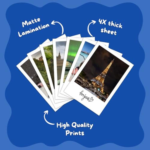 Image of Travel Manifestation Cards (Set of 18) Positive Affirmation Cards Posters (8 x 6 cm) | Vision board Supplies | Travel, Bedroom, Living room | Wanderlust aesthetic Posters | Poster for Phone