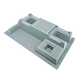  graue Burg Grundplatte 3D 32 x 48 Noppen 3 D grau Felsen Platte Lego D05