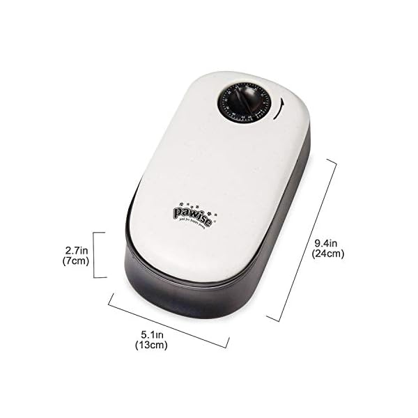 PAWISE Automatic Pet Feeder for Dogs and Cats, 1.5 Cup Food Dispenser