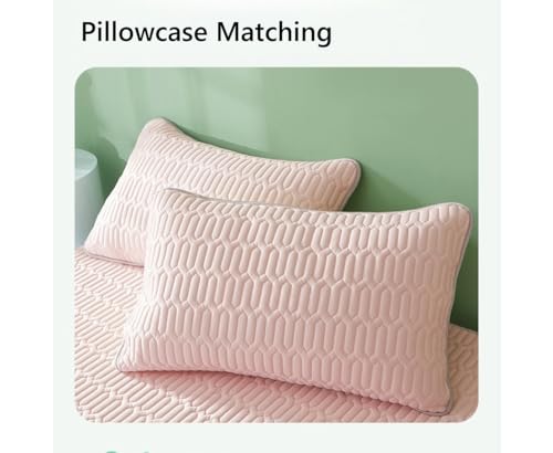 Couvre-lit matelassé simple double en soie glacée pour l'été - 6