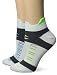 Champion Women's Double Heel Shield Compression Running Socks, White/Green/Blue/Grey, 5-9 (Pack of 2)