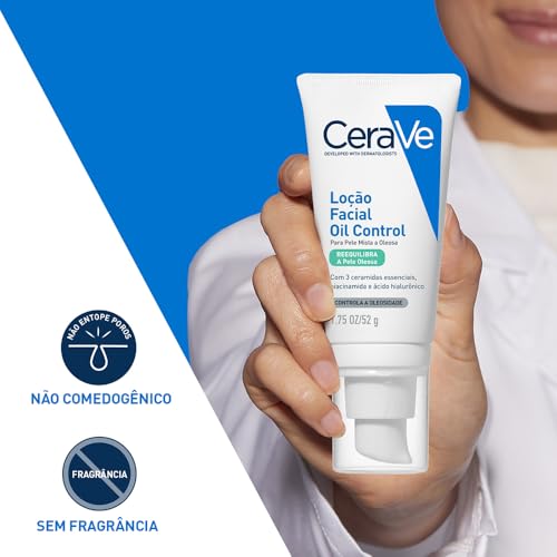 CeraVe, Loção Facial Hidratante com Controle de Oleosidade, 52g