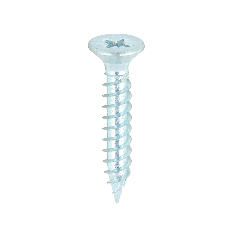 Timco Twin-Threaded Countersunk Silver Woodscrews8 X 1 (200Pcs) from B&Q
