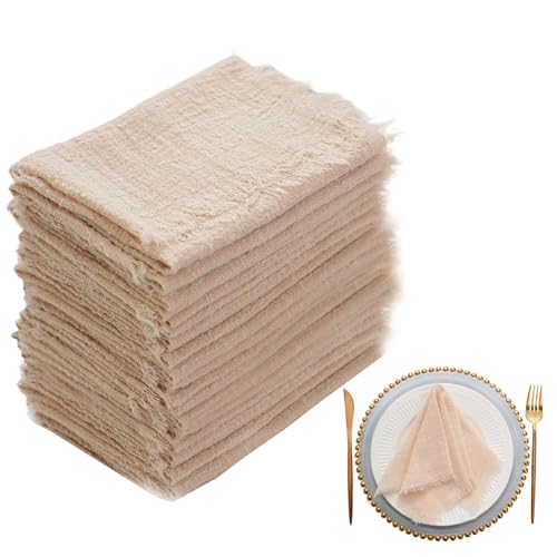 Serviettes de table en tissu coton x50 pour dîner et banquet