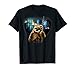 Star Wars Ewok In Front Of Village Portrait T-Shirt