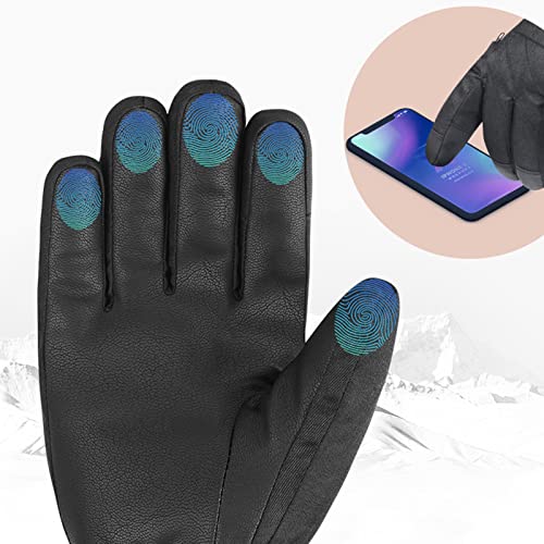 Gants d'hiver tactiles chauds pour cyclisme urbain et running par -29°C