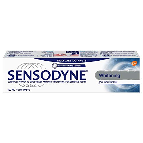 Sensodyne 41754 Sensitivity Toothpaste For Sensitive Teeth, Whitening Plus Tartar Control thumb #1