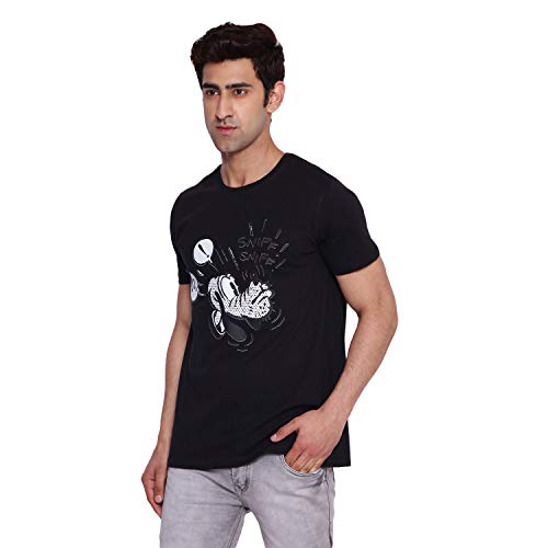 Image of Men's Regular Fit Round Neck Short Sleeves Knitted T-Shirt