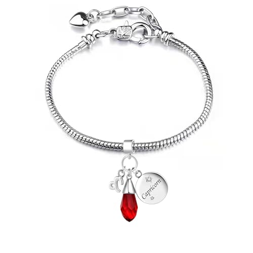LSxAB Capricorn Constellation Charm for Women Horoscope Zodiac Sign Birsthone Birthday Charms Compatible with Pandora Bracelets - Image 3