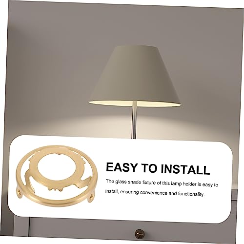 IWOWHERO Lamp Shade Holder Reducer Ring Elegant Light Fixture Part for Replacement Easy Installation Durable Bracket Design for Sophisticated Lighting