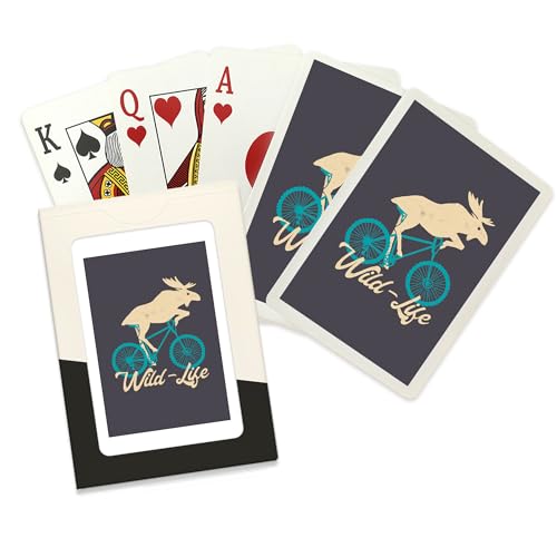 52 Cartas de Póker para Adultos Wild Life Biking
