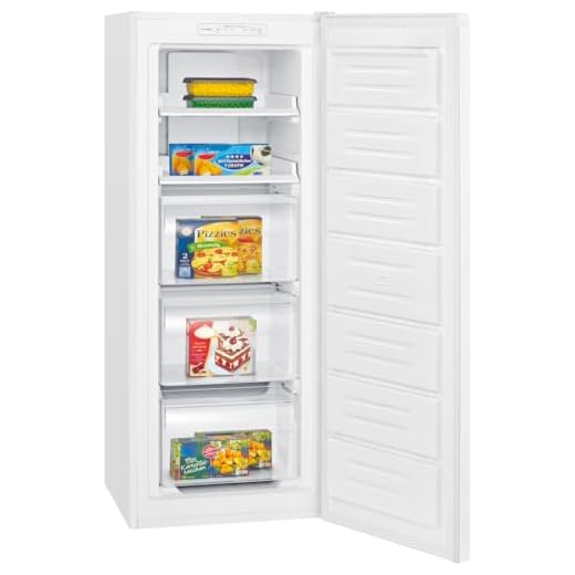Bomann® Gefrierschrank Nofrost | freistehender Tiefkühlschrank | 161L | Total No Frost - nie wieder abtauen | MultiAirflow-System | Türanschlag wechselbar | Schnellgefrierfunktion | GS 7362 weiß