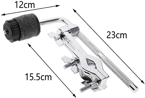 Jiayouy JLY2326 Drum Set Mounting Clamp Chrome Cymbal Boom Arm thumb #5
