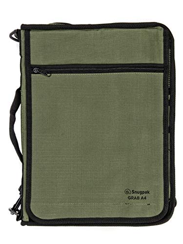 SnugPak Grab A4 Document Holder One Size Olive Cover