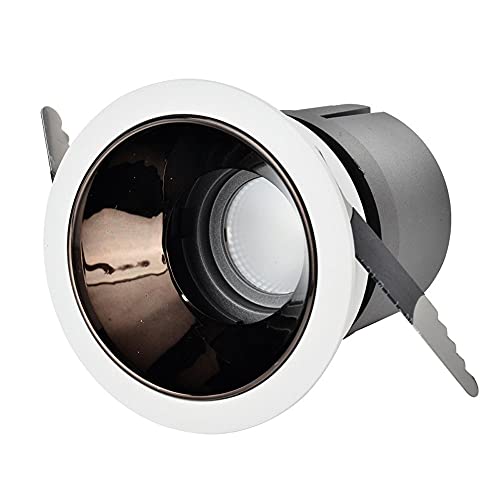 Foco de Techo empotrable con iluminación LED, luz de Techo de Aluminio COB, Moderna luminaria de Acento para Interiores, focos direccionales para Cocina y Sala de Estar.