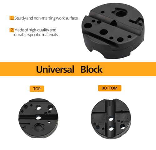 Image of Pin Punch Set, 14pcs Removing Repair Tools, including Universal Block, Pin Punches and Hammer