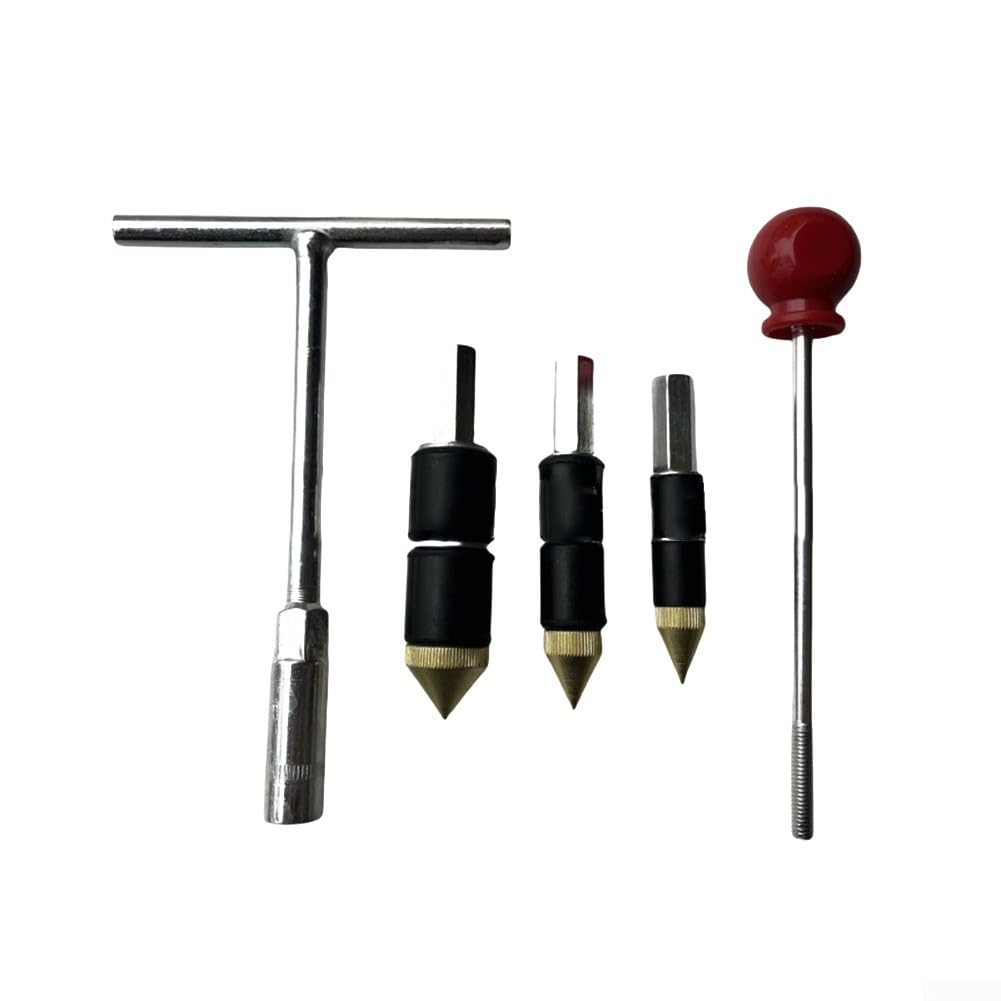 Set di 5 perni di arresto dell'acqua a caldo per la riparazione di perdite di tubi di cucina e bagno, con struttura in acciaio inox, per interni ed esterni (A)