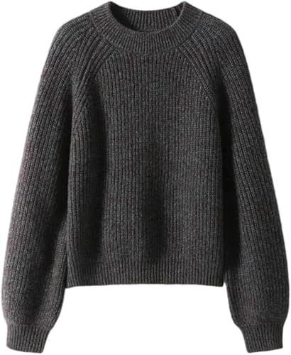 Women's Lazy Style Cashmere Sweater Soft Warm Cozy Knit Pullover
