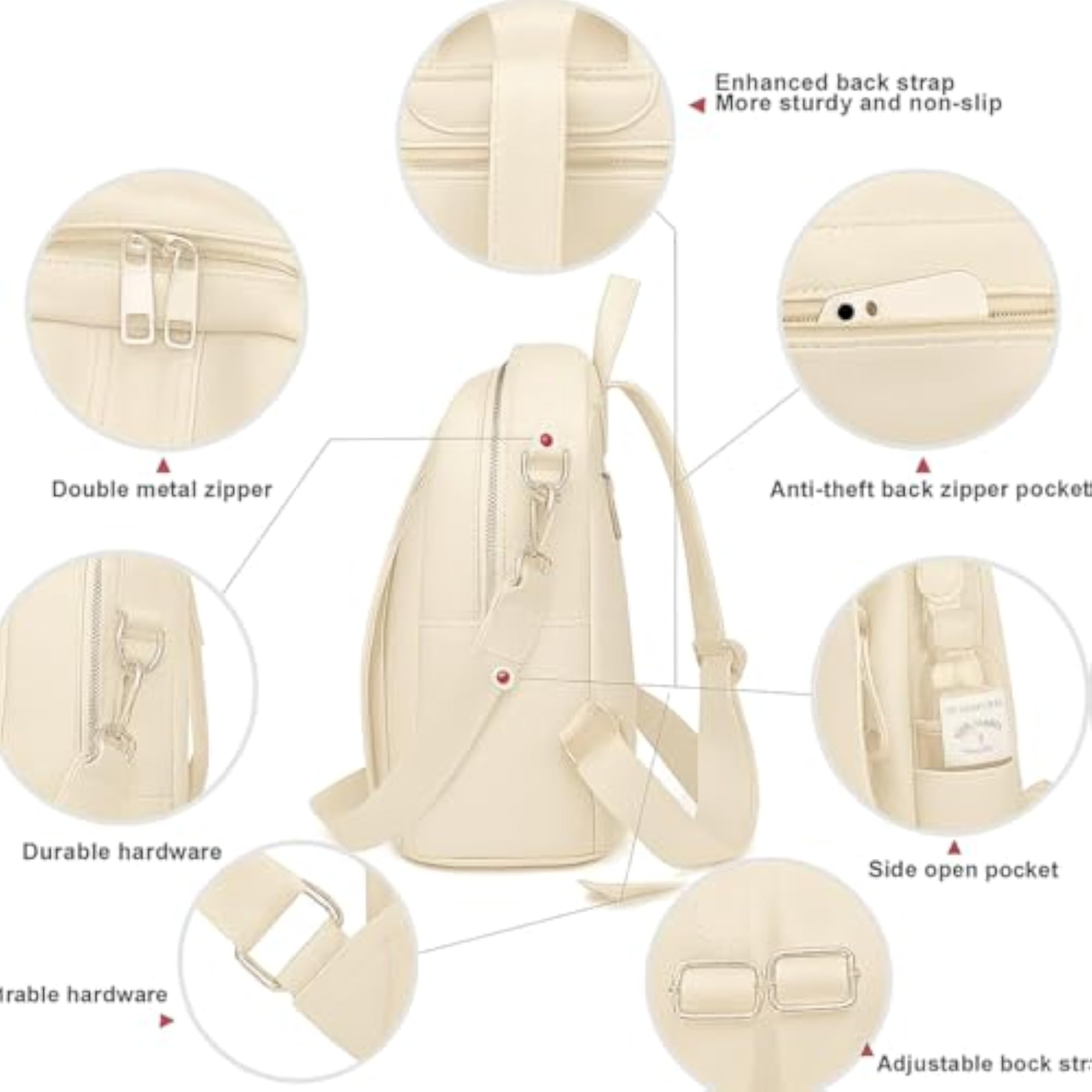 Stylish Anti Theft Women's Fashion Backpack