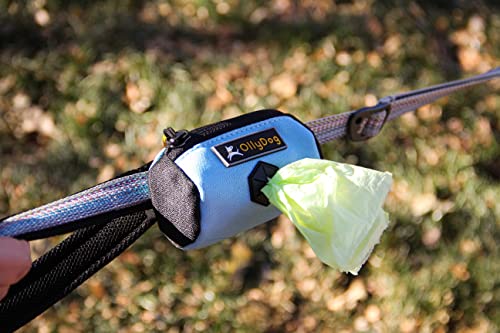 Image of OllyDog Scoop Pick Up | Dog Poop Bag Holder | Lightweight & Water-Resistant Dispenser | Leash Attachment for Hands-Free Carry | Fits Standard Waste Bag Rolls (zAtlantic)