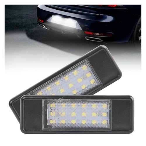 Lámpara matrícula trasera Citroen C2 C3 C4 C5 C6 C8 2002-2008