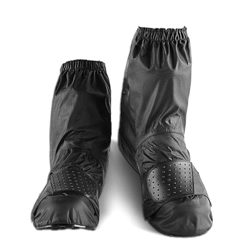 Cubiertas impermeables antideslizantes para zapatos, gruesas, para motocicleta y ciclismo, ajuste perfecto con banda elástica miniatura 5